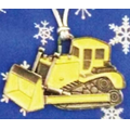 Cast Vehicle Holiday Ornament - Bulldozer